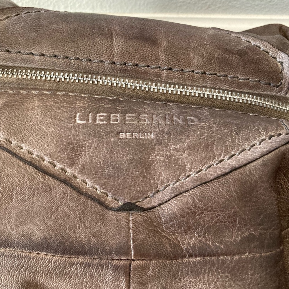 Liebeskind Tumba Hobo Bag in Rhino Brown NWT